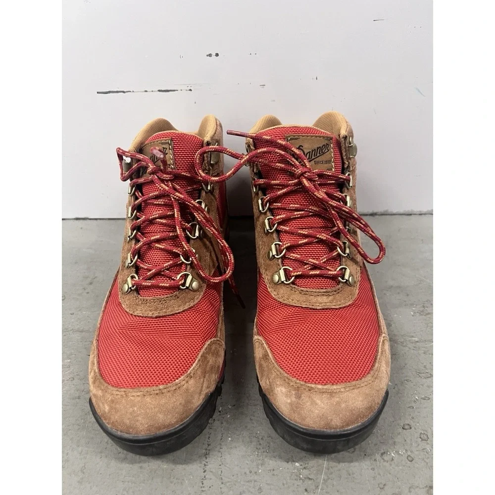 Danner Jag Hiking Boots Women's 9 Brown Red Suede‎ Nylon Trail Outdoor 37357